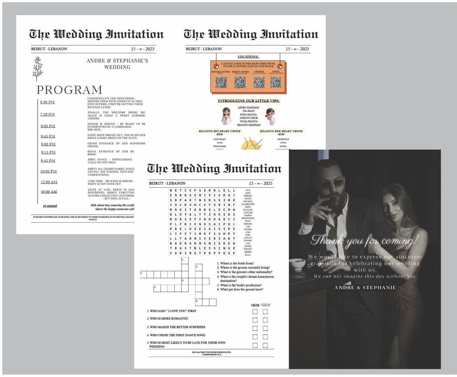 Special Wedding Invitation